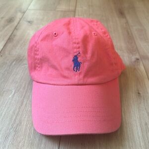 Pink and navy Polo Ralph Lauren cotton hat
